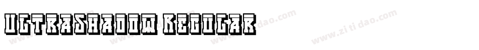 UltraShadow Regular字体转换